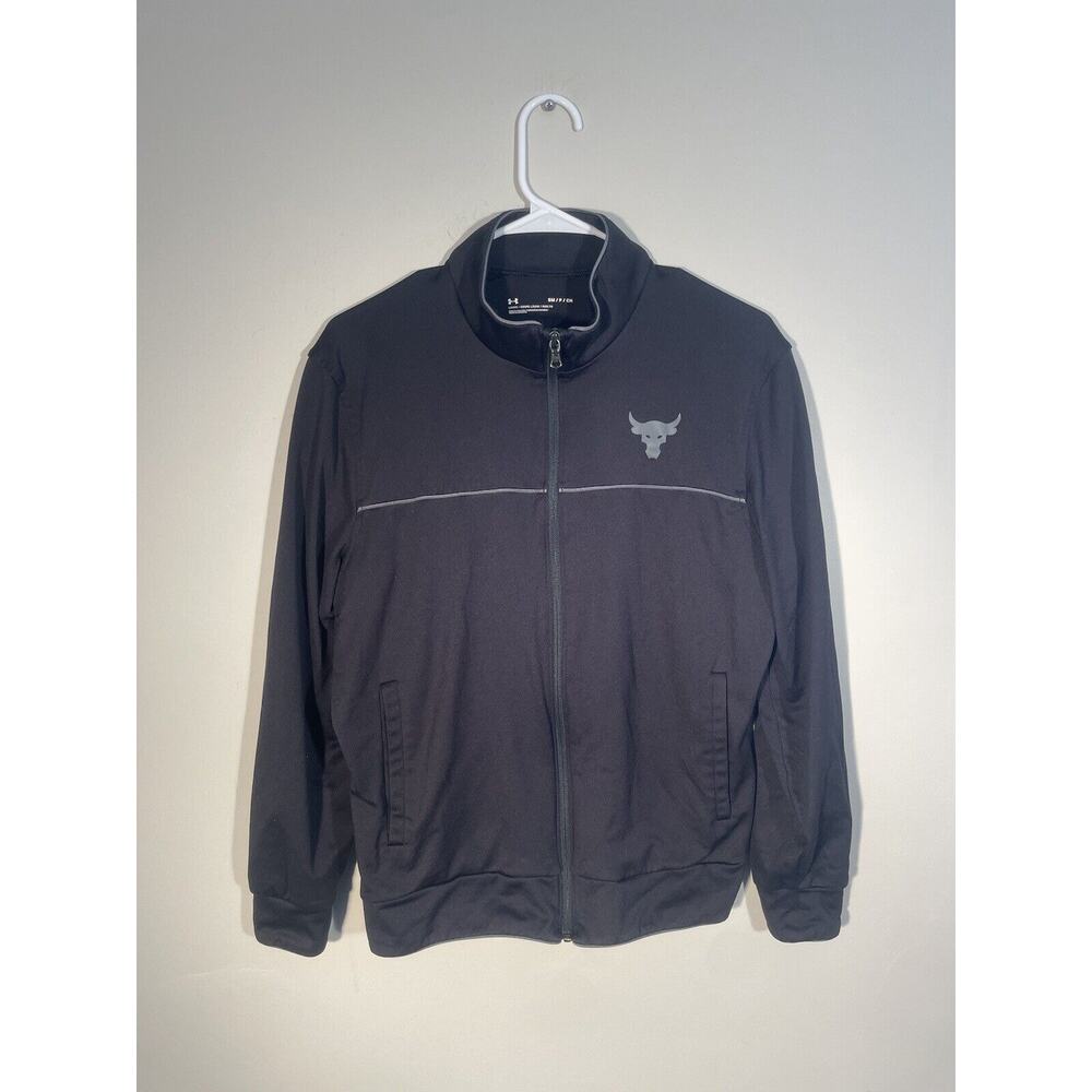 Under Armour Jacket Mens Size S‎ Project Rock Knit Track Full Zip